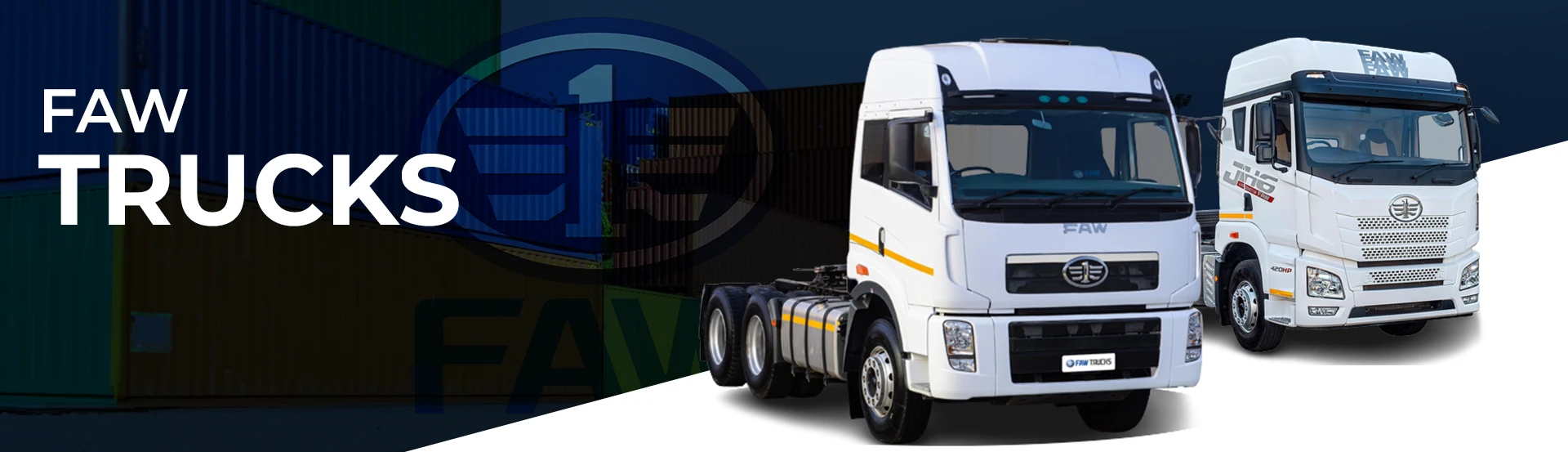 Myride Commercial FAW new truck banner